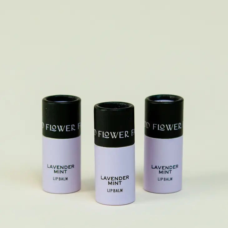 Lavender Mint Lip Balm / 0.3 oz Biodegradable Tube