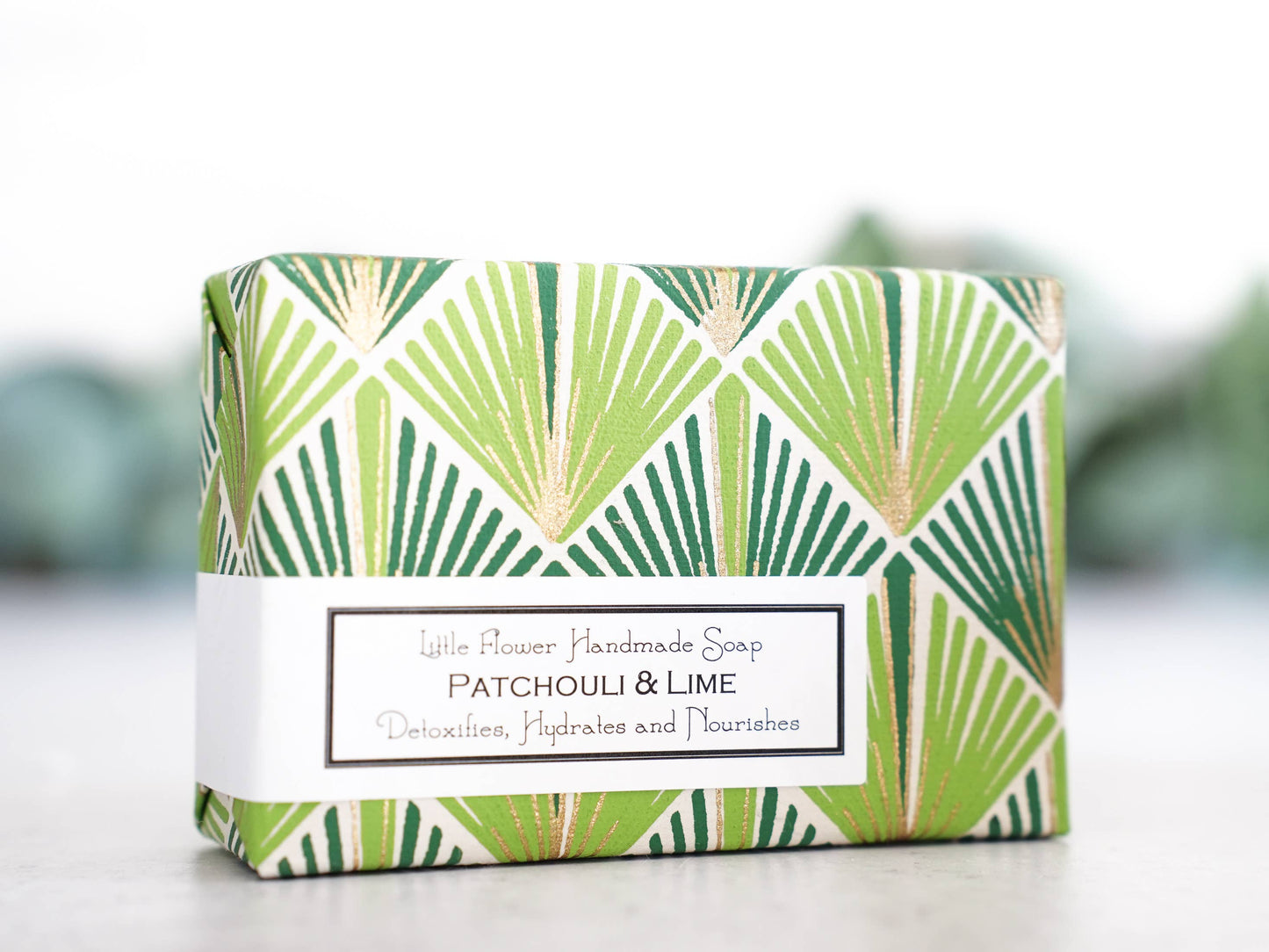 Patchouli Lime Handmade Soap: 6 oz