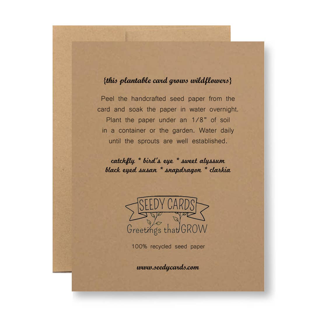 Eco Kraft or White Seed Paper - ...your 120 lb friend: Eco Kraft Seed Paper