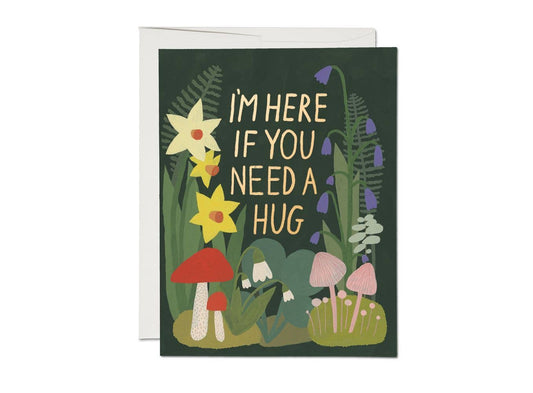 Garden Hugs sympathy greeting card