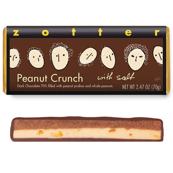 Peanut Crunch with Salt (Hand-scooped Chocolate)