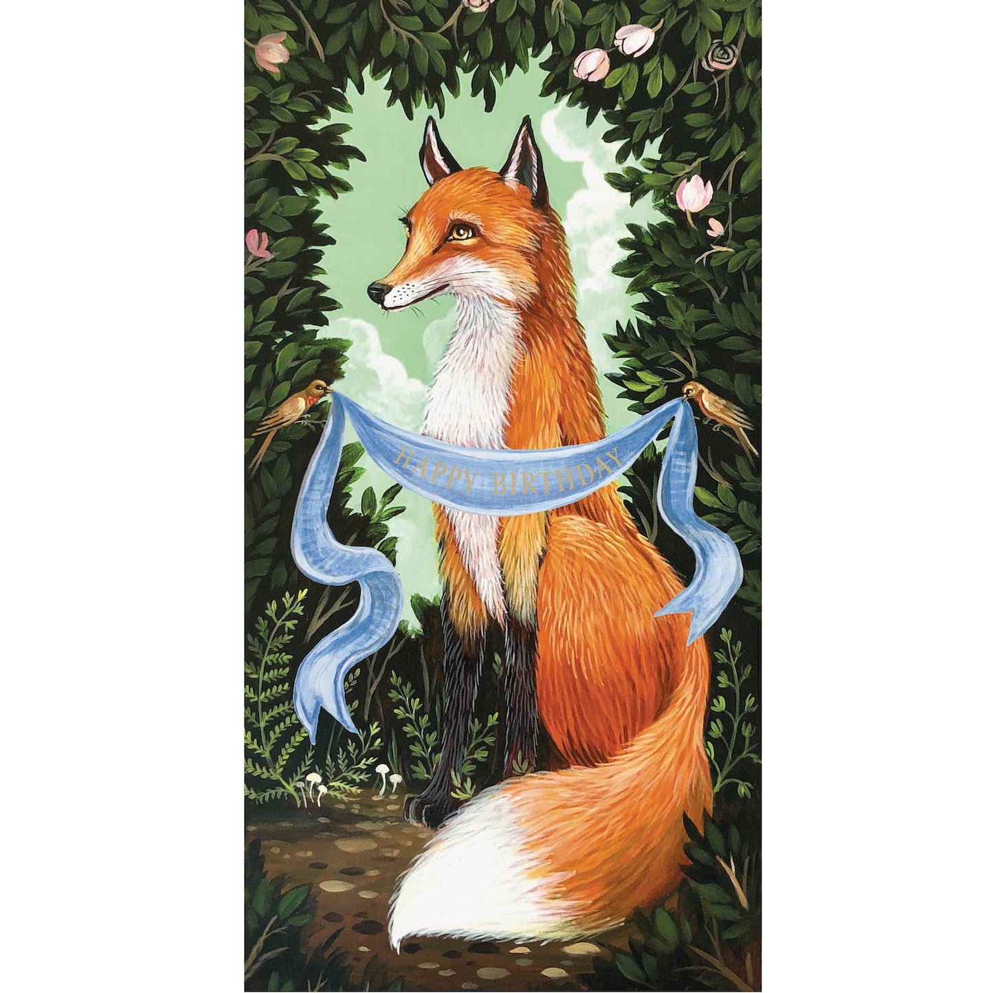 Happy Birthday Fox Card: Paper