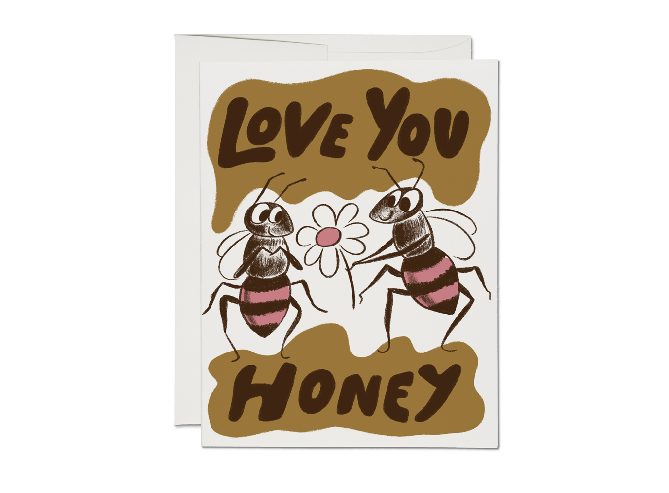Love You Honey Valentine's Day greeting card