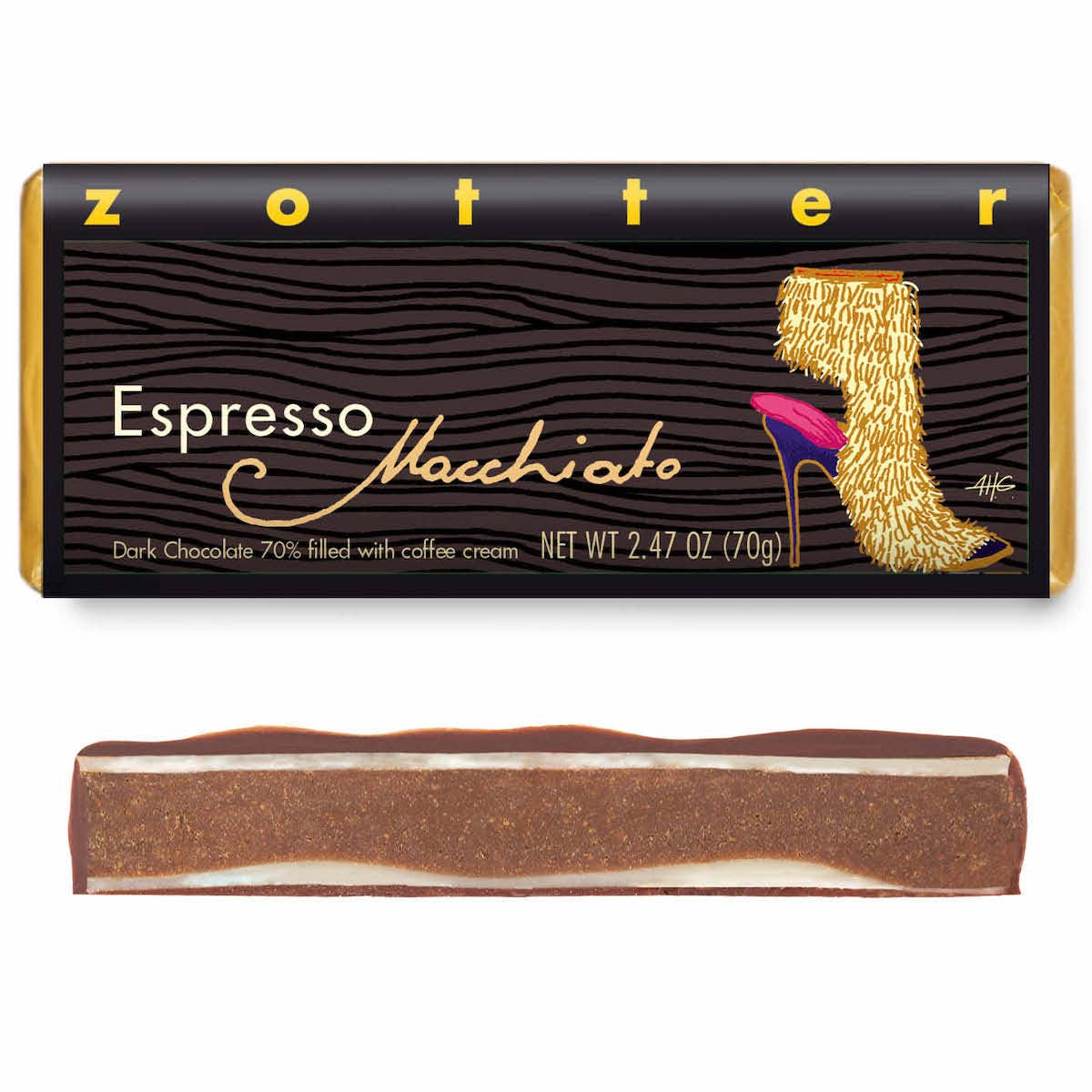 Espresso "Macchiato" (Hand-scooped Chocolate)