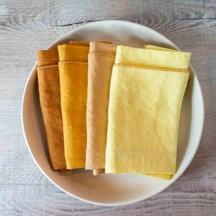 Sunrise Mix Curated 100% Linen Napkins