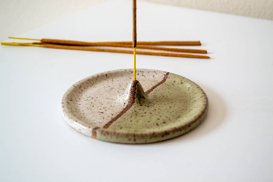 Ceramic Incense Holder - Color Block