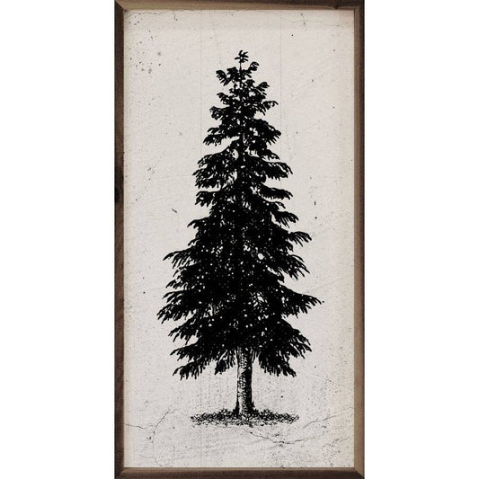Lone Black Pine- Large