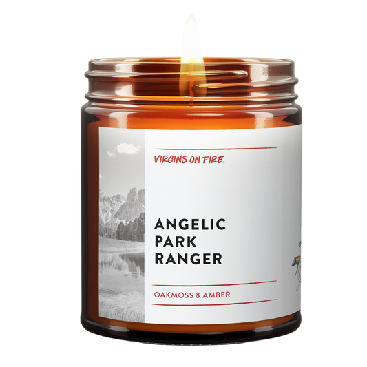 ANGELIC PARK RANGER (Oakmoss & Amber) 🌲 Scented Candle