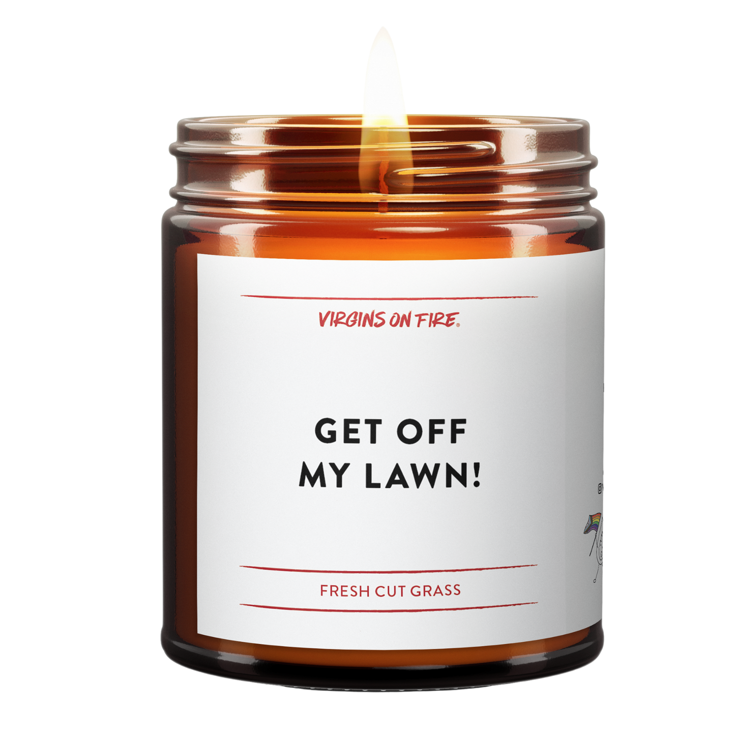 Get off my lawn! (Grass Scented) Soy Candle