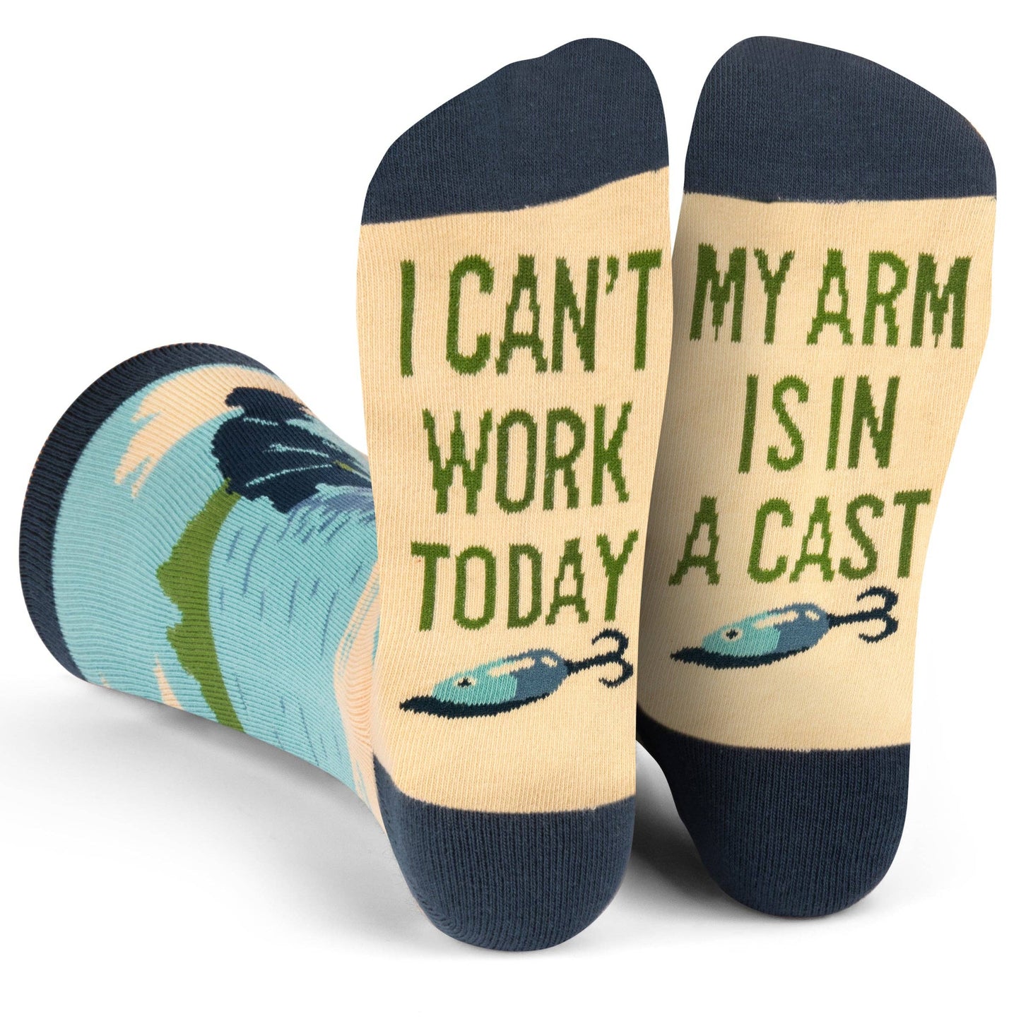 I Can't Work Today, My Arm Is In A Cast Socks