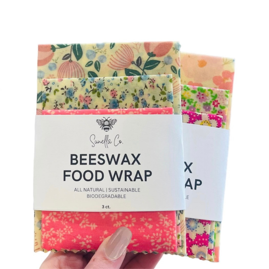 Beeswax Wraps- Pink Pack