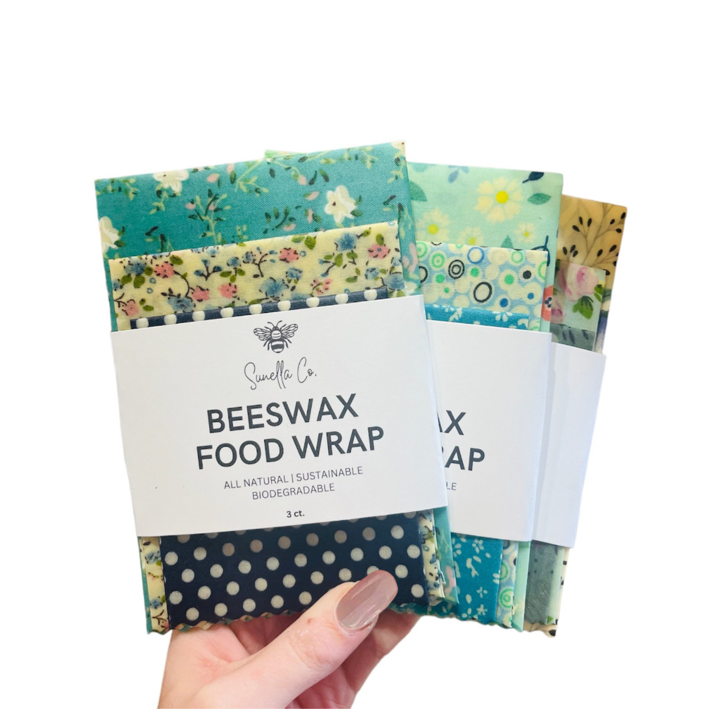 Beeswax Wraps- Blue Pack
