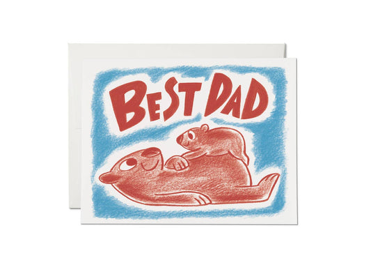 Wombat Dad Father's Day greeting card